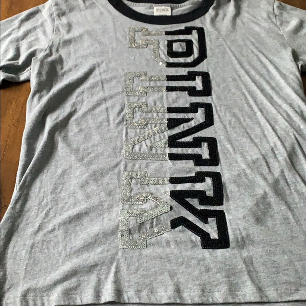 Long sleeve grey Pink shirt